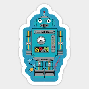 IGNITO THE ROBOT Sticker